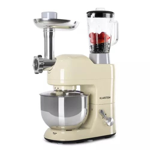 Lucia, kuchyňský robot, mixér, mlýnek, 2000 W, 2,7 HP, 5 l, nerezová ocel, bez BPA