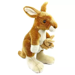 Rappa Plyšový klokan s mládětem, 27 cm