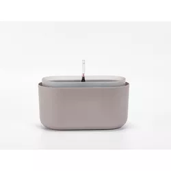 Plastia Samozavlažovací truhlík Tolita hnědá, 31 x 16 cm