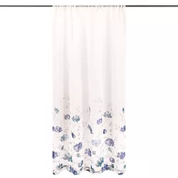 4Home Závěs Floral modrá, 140 x 245 cm