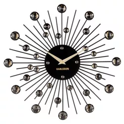Karlsson 4860BK Designové nástěnné hodiny, 30 cm