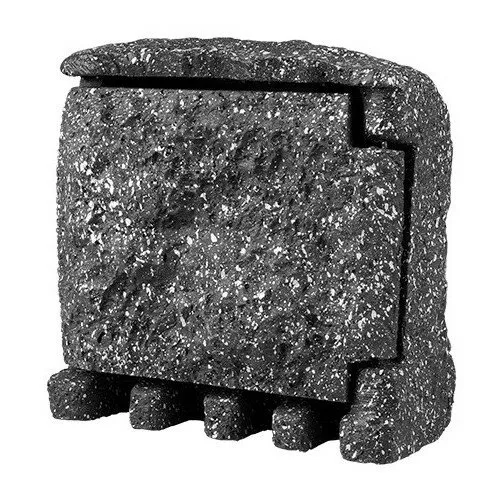 Panlux PN42000001 Zahradní rozbočka Stone 4Z 4 zásuvky, šedá