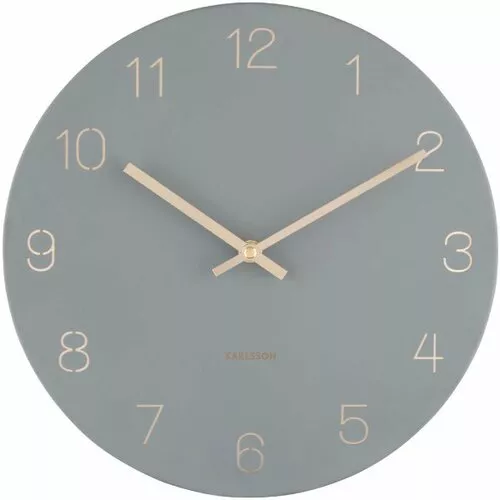 Karlsson 5788GY designové nástěnné hodiny, pr. 30 cm