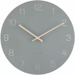 Karlsson 5788GY designové nástěnné hodiny, pr. 30 cm